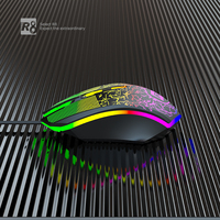 R8 lampu latar permainan berkabel 104 tombol, Keyboard Multimedia ergonomis dan Mouse Kombo untuk PC Laptop