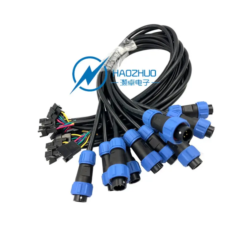 OEM Customized Waterproof Cable Male And Female SP11 SP13 Electrical Cable Connector Cable Assembly