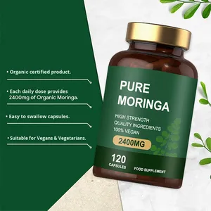 Pure <strong>Moringa</strong> Capsules Vegan High Strength <strong>Moringa</strong> Oleifera Leaf Extract, Support Immune &amp; Energy, OEM Private Label - Product Image 2