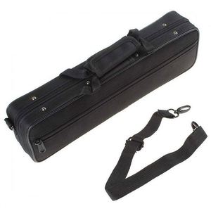 Étui de transport pour flûte en nylon noir, robuste, durable et élégant, avec poignée et bandoulière - Product Image 4