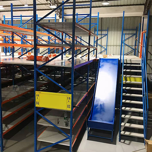 Hệ thống kệ lửng thép 5 lớp tùy chỉnh Giải pháp lưu trữ kho đa cấp hạng nặng - Product Image 4