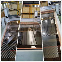 Machine de gravure Laser en métal grand Format 1300x2500/1500x3000 pour Plaque métallique de décoration d'ascenseur en acier inoxydable