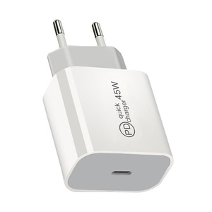 อะแดปเตอร์ชาร์จเร็ว 45W PD แบบ Type-C ปลั๊ก EU สำหรับชาร์จแล็ปท็อปและโทรศัพท์มือถือ - Product Image 2