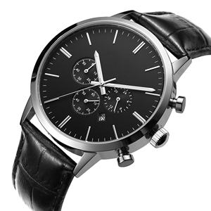 Reloj de Hombre <span class=keywords><strong>Seiko</strong></span> con Correa de Cuero y Acero Inoxidable, Cristal de Zafiro, Resistente al Agua 10 <span class=keywords><strong>Bar</strong></span>, Cronógrafo de Dos Agujas y 1/<span class=keywords><strong>5</strong></span> de Segundo - Product Image 3