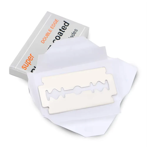 Beikelin Groothandel Dubbele Rand Scheermesje Merken Kapper Scheermes Rvs Scherpe Dubbele Rand 1000 Mes - Product Image 1