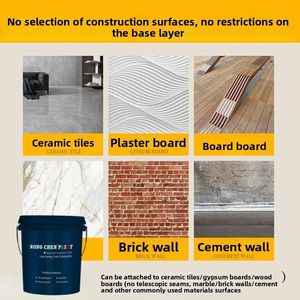 Revêtement liquide écologique de peinture de boue de paille de mur intérieur et extérieur fait sur commande avec l'acrylique comme matière première principale - Product Image 5