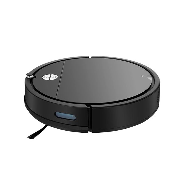 Smart Household Wet/Dry Cordless Robot Vacuum Cleaner with Multi-Floor Mapping App-Controlled Li-Po Battery