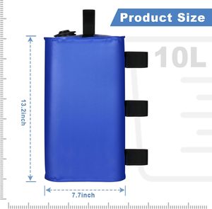 Sacs de lestage carrés pour auvents et tentes d'extérieur, poids anti-basculement remplis d'eau avec sangles, directement de l'usine - Product Image 2