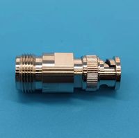 Prise mâle/femelle N ou prise vers prise BNC ou adaptateur jack Boîtier en acier inoxydable pour applications PCB et RF