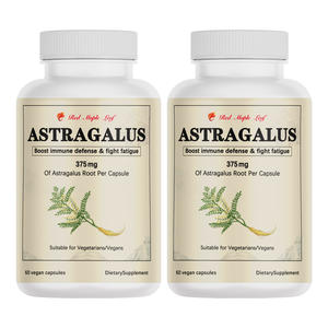 Cápsulas de Extracto de Astrágalo Orgánico, Suplemento Herbal, Refuerzo Inmunológico, Adaptógeno Natural, Sin OMG, Suministro a Granel - Product Image 2