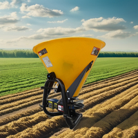 Enganche de 3 puntos para tractor agrícola, esparcidor de fertilizante aplicable para la extensión de semillas de hierba, fertilizante inorgánico