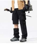 Pantalon cargo pour homme, dernier design, jambes zippées transformables en short, pantalon décontracté adapté à la randonnée et au camping