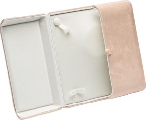 Boîte de rangement pour bijoux en cuir PU avec fermeture magnétique, couleur et logo personnalisables, grand ensemble de colliers, bracelets et pendentifs en perles - Product Image 6