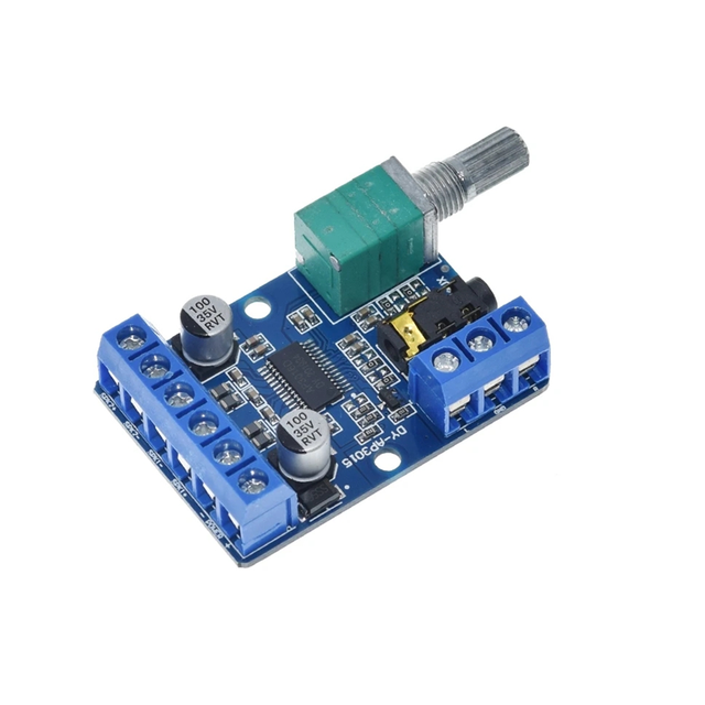 Aizesion 30Wx2 High-power Stereo Digital Amplifier Board 12V/24V Power Supply DIY Power Amplifier Module 59.2x31.8mm DY-AP3015