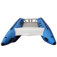 2024 vente chaude 6 personnes course gonflable bateau en aluminium catamaran à grande vitesse tonnerre bateau chat caoutchouc 410cm Kayak à vendre