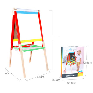 Ajustable de alta calidad niños de doble cara de madera arte <span class=keywords><strong>caballete</strong></span> - Product Image 6