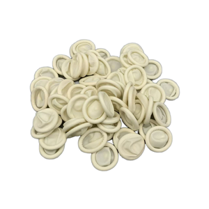 Tandheelkundige Wegwerp Vinger Mouw <span class=keywords><strong>Latex</strong></span> Materiaal Voor Mondeling Onderzoek Antislip Waterdichte <span class=keywords><strong>100</strong></span> Stuks Per Verpakking - Product Image 1