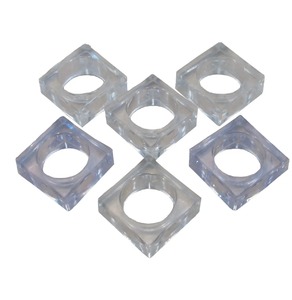Top Demanded Handmade <b>Resin</b> Napkin <b>Ring</b> For Dining Table Elegant Wedding Reception Decoration Available For Sale - Product Image 2
