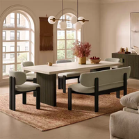 Chaises de salle à manger modernes en bois massif avec revêtement en bois, empilables et durables, meubles pour la maison, pour salles à manger