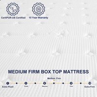 Großhandel Hotel-Qualität Faltbare Große Kingsize-Matratze, Verdickte Naturlatex-Gel-Memory-Foam Taschenfederkernmatratze