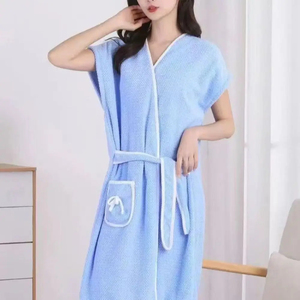 Peignoir absorbant sans manches, une pièce, séchage rapide, pour la plage, le spa, la maison, serviette de bain super absorbante - Product Image 1