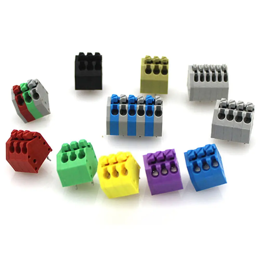 250 מחבר צבעוני שכיבות חוט מסוף בלוק מחבר עם 2.50mm 3.50mm המגרש block