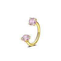 Lot de 6 anneaux de nez en acier inoxydable 316 avec zircon, anneaux de nez fins 20G, bijoux de piercing corporel transfrontaliers très demandés