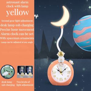 <span class=keywords><strong>Reloj</strong></span> de aprendizaje <span class=keywords><strong>para</strong></span> niños, astronauta, luz LED nocturna, <span class=keywords><strong>reloj</strong></span> despertador de escritorio, <span class=keywords><strong>Reloj</strong></span> inteligente <span class=keywords><strong>para</strong></span> niños, relojes de mesa - Product Image 4