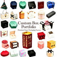 Boîtes cadeaux artisanales de forme irrégulière haut de gamme, boîtes à souvenirs en carton personnalisées pour cadeaux spéciaux et emballages de bijoux, vente en gros