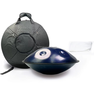 Instrument à tambour <span class=keywords><strong>Handpan</strong></span> personnalisable 440Hz & 432Hz Qualité Tambour à langue en acier inoxydable à 9 notes avec échelle D Kurd & D <span class=keywords><strong>Amara</strong></span> - Product Image 6