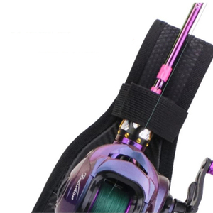 Ceinture de taille OEM en Polyester pour canne à pêche, sac de Support de canne à pêche, sac banane de Support de canne Portable de poche réglable pour l'extérieur - Product Image 4