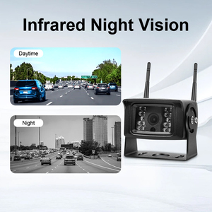 Sistema de Cámara de Reversa Inalámbrica para Vehículos, Kit de Estacionamiento con Grabador DVR de Visión Nocturna de 10.1 Pulgadas para Camiones, Inalámbrico-10.1-x38--S Wire - Product Image 6