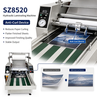 Machine de laminage hydraulique SZ8520 500 mm avec convoyeur anti-ondulation pour l'impression papier