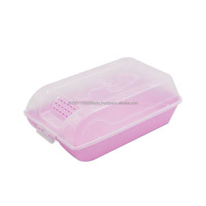 High quality Plastic shoe box Size 22.5*37.5*18.5*12.5CM color purple code WCW-37