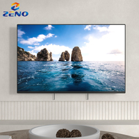Dudukan TV Dinding Tetap Profil Rendah dengan Pengunci Lepas Cepat Kompatibel VESA untuk TV 42-90 Inch Zeno K89