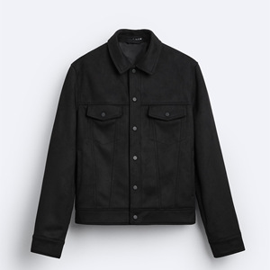 Nuova Giacca di Lusso in Camoscio Personalizzata di Alta Qualità, Due Colori, Giacca da <span class=keywords><strong>Uomo</strong></span> Bestseller - Product Image 6