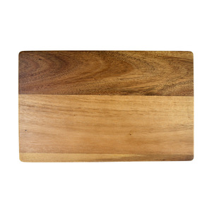 Tabla de cortar de madera de acacia rectangular, bloque de madera maciza para cocina. - Product Image 4