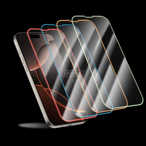 Protector de Pantalla de Vidrio Templado Luminoso para <span class=keywords><strong>iPhone</strong></span> 11, 13, <span class=keywords><strong>12</strong></span>, X, Xs Max, Xr, 8, 7, 6s Plus, <span class=keywords><strong>iPhone</strong></span> 14 Pro - Product Image 4