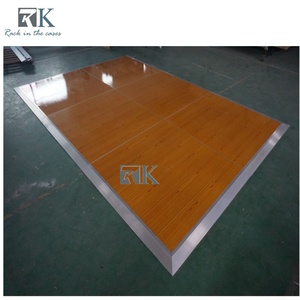 Plancher de danse en contreplaqué de style moderne de haute qualité avec bordure en aluminium pour les mariages, les défilés de mode, les spectacles et les événements - Product Image 2