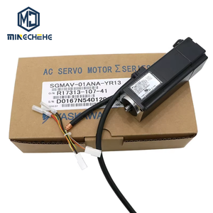 Moteur servo AC SGMAV-01ANA-YR13 100W 200V, servomoteur de haute précision pour système d'automatisation de bras robotique industriel - Product Image 1
