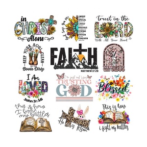 Impression de transfert de <span class=keywords><strong>Christ</strong></span> pour T-Shirt, vente en gros de Plastisol, impression de transfert sur vêtements - Product Image 1