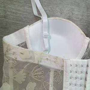 Mayorista Moda Para Mujeres <span class=keywords><strong>Fiesta</strong></span> Tipo Corsé Malla Bustier Florales De Encaje Lentejuelas Corsé Sujetador <span class=keywords><strong>Top</strong></span> Femme Korset Per Femra - Product Image 5