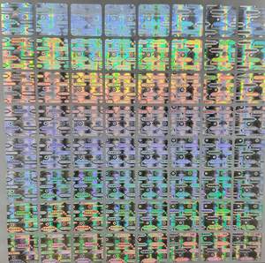 Özel lazer gümüş holografik güvenlik Hologram etiket QR kodu sahteciliğe karşı ambalaj etiketleri - Product Image 1