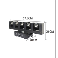Faisceau lumineux LED polyvalent 5x60W RGBW 4in1 + 6x20W avec contrôle des pixels stroboscopique pour les événements de spectacles sur scène