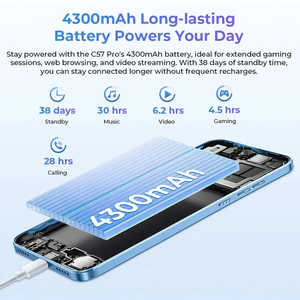 Für Oukitel C57 Pro Smartphone 6.52 \ "HD LED-Anzeige 4GB 128GB Octa Core CPU Mehrsprachige Unterstützung einschl ießlich Deutsch Spanisch Engli - Product Image 3