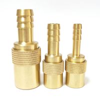 Connecteurs de tuyau à filetage femelle à écoulement ouvert Mold Coolant Professional JS308, raccords rapides en laiton pour l'eau, connecteur hydraulique