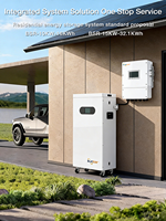 Système de batterie solaire Bluesun 10kW 15kW hors réseau, alimentation hybride, stockage de batterie au lithium, onduleur hybride triphasé