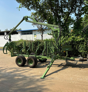 <span class=keywords><strong>Remorque</strong></span> forestière légère pour VTT avec <span class=keywords><strong>grue</strong></span> à grappin hydraulique pour utilisation forestière - Product Image 2