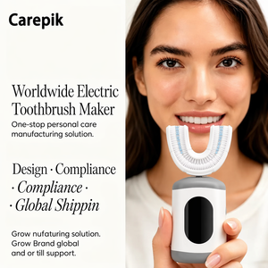 Spazzolino Elettrico Carepik a Forma di U con Display LED, 3 Modalità, Sbiancante, Ultrasonico, IPX7, Ricarica Induttiva - Product Image 2