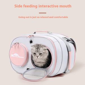 Yeni moda sıcak satış taşınabilir nefes katlanabilir benzersiz köpek kedi evcil hayvan taşıyıcı - Product Image 2